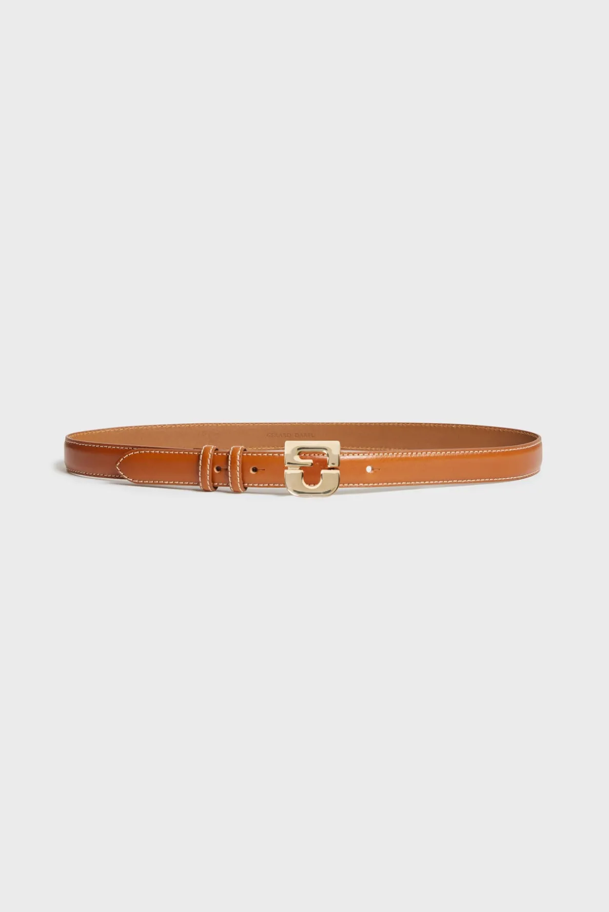 leather_signature_belt__l_0-1.webp Clearance Leather signature belt - LE LAUREN Belts