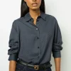 Best Sale Leather signature belt - LE LAUREN Shirts & Blouses