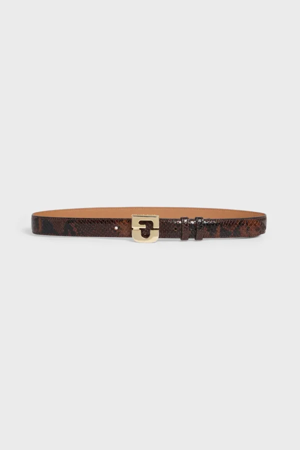 Outlet Leather signature belt - LE LAUREN Belts