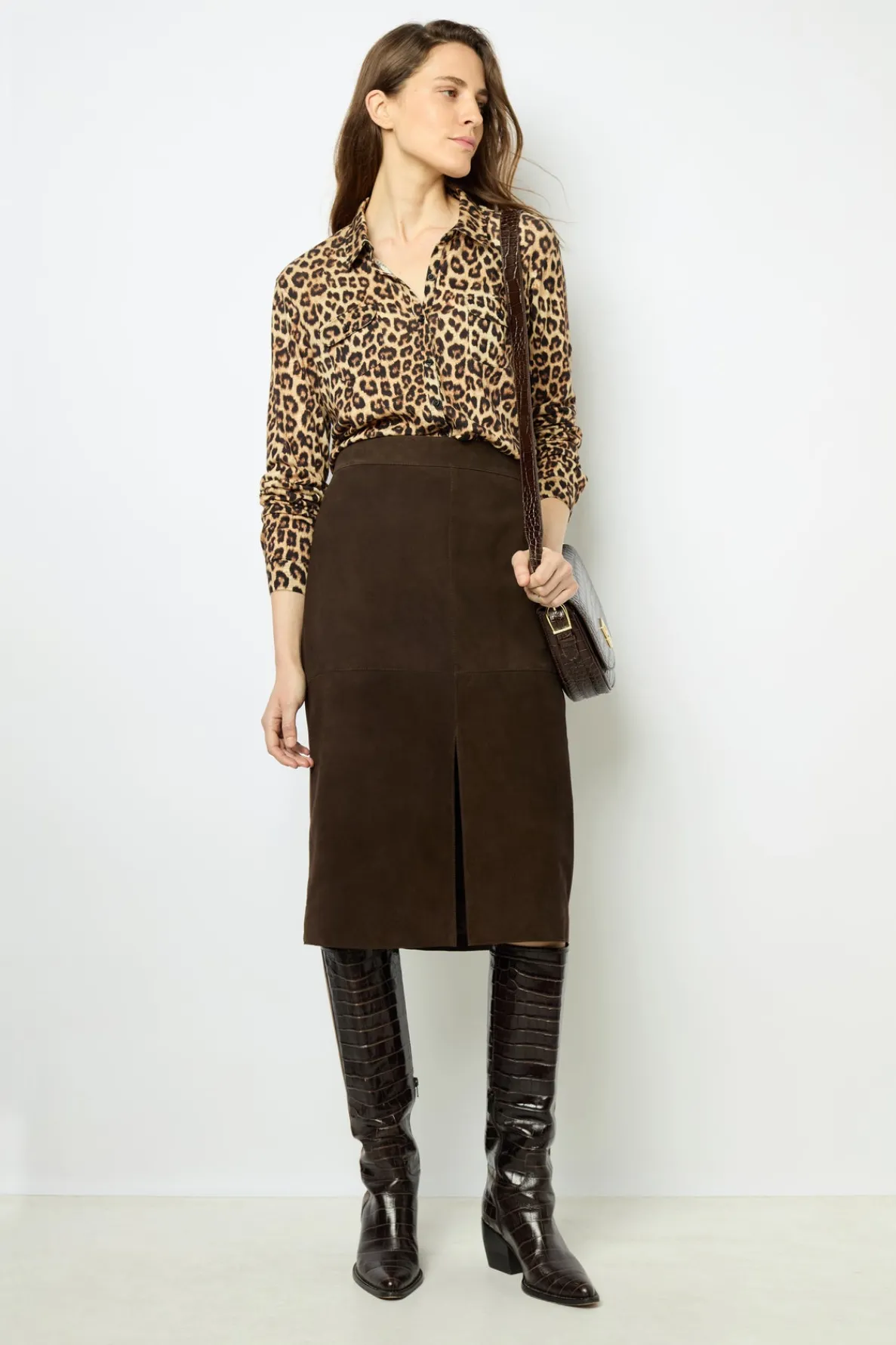 leopard_print_shirt__anne_1.webp Online Leopard print shirt - ANNELAURE Tops & T-Shirts