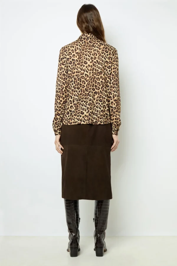 Online Leopard print shirt - ANNELAURE Tops & T-Shirts