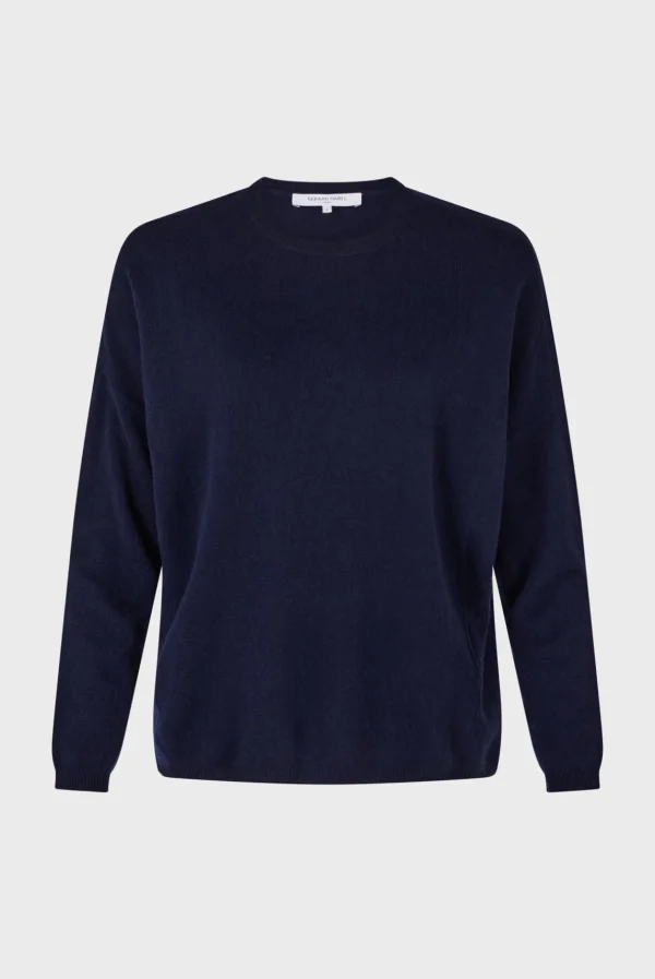 Fashion Loose cashmere round neck sweater - JAZMINE Knitwear