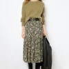Flash Sale Midi floral skirt - DAMYA Skirts