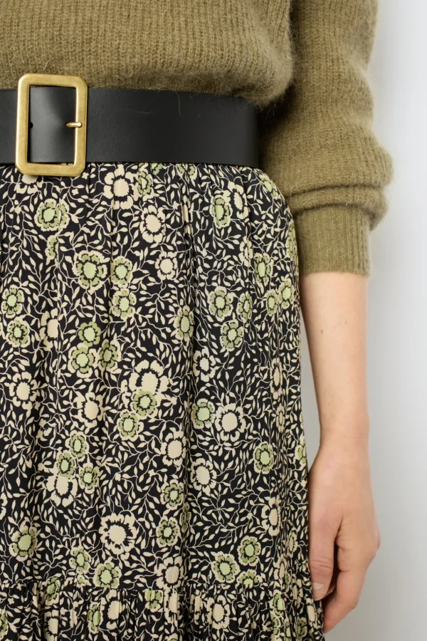 Flash Sale Midi floral skirt - DAMYA Skirts