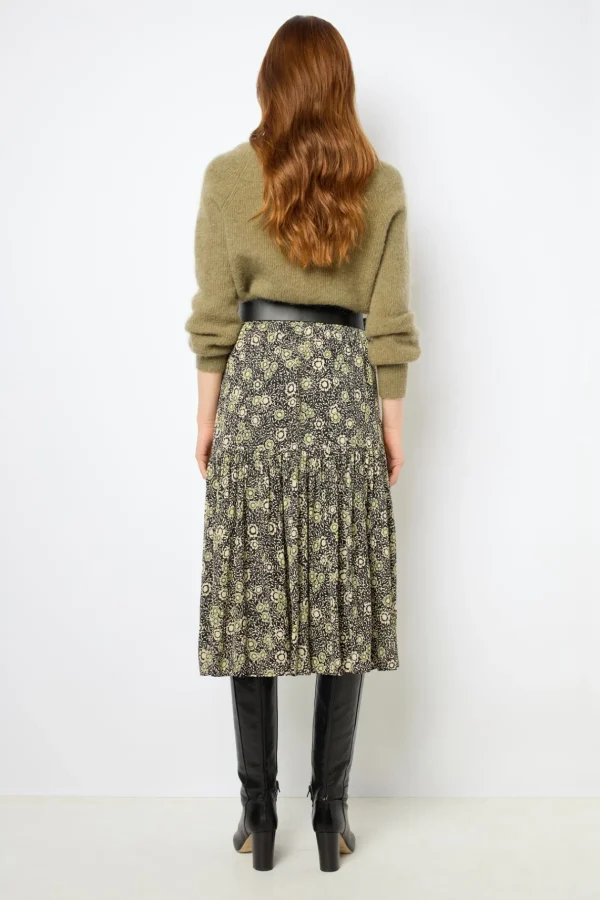 Flash Sale Midi floral skirt - DAMYA Skirts