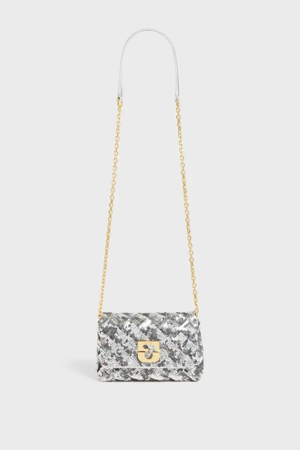 Outlet Mini crossbody bag in sequin - LE MINI FANNY The Fanny Bag | Shoulder Bags