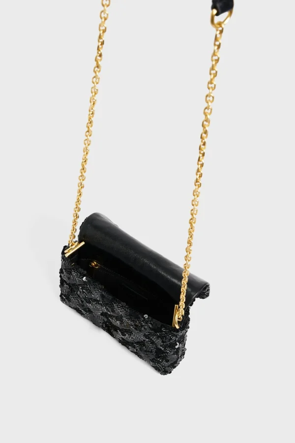 Best Mini crossbody bag in sequin -