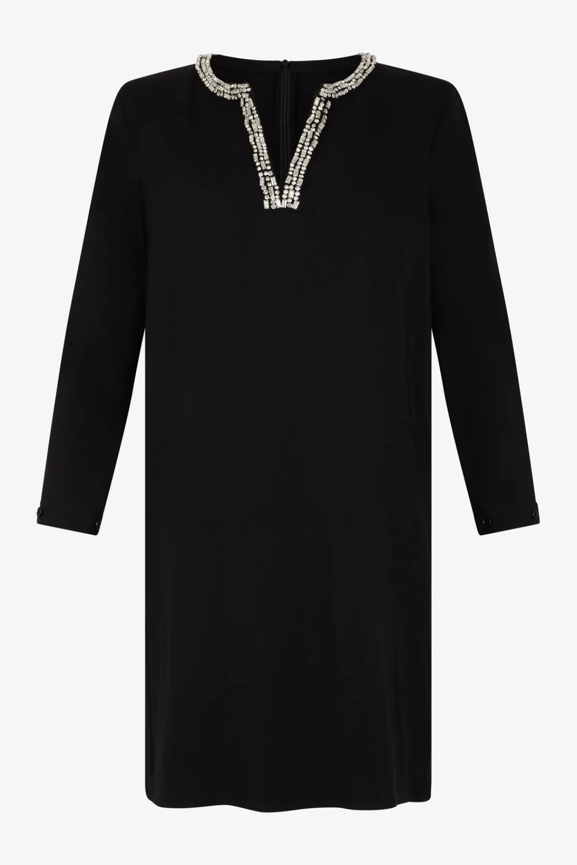 mini_dress_with_jewel_col_4-1.webp Outlet Mini dress with jewel collar - STERNA Dresses