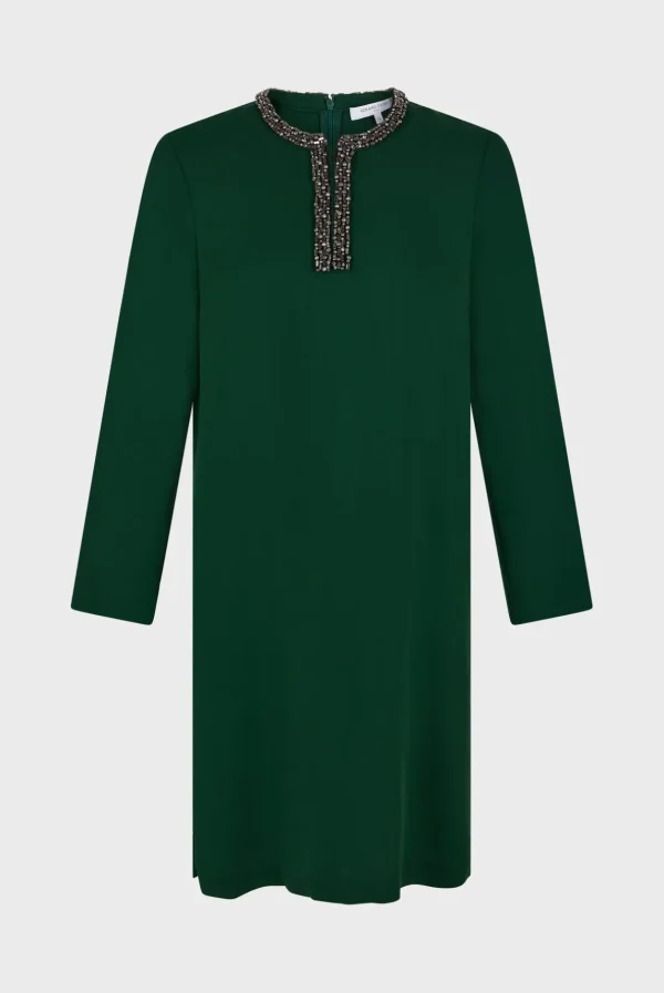 Fashion Mini dress with jewel collar - STERNA Dresses