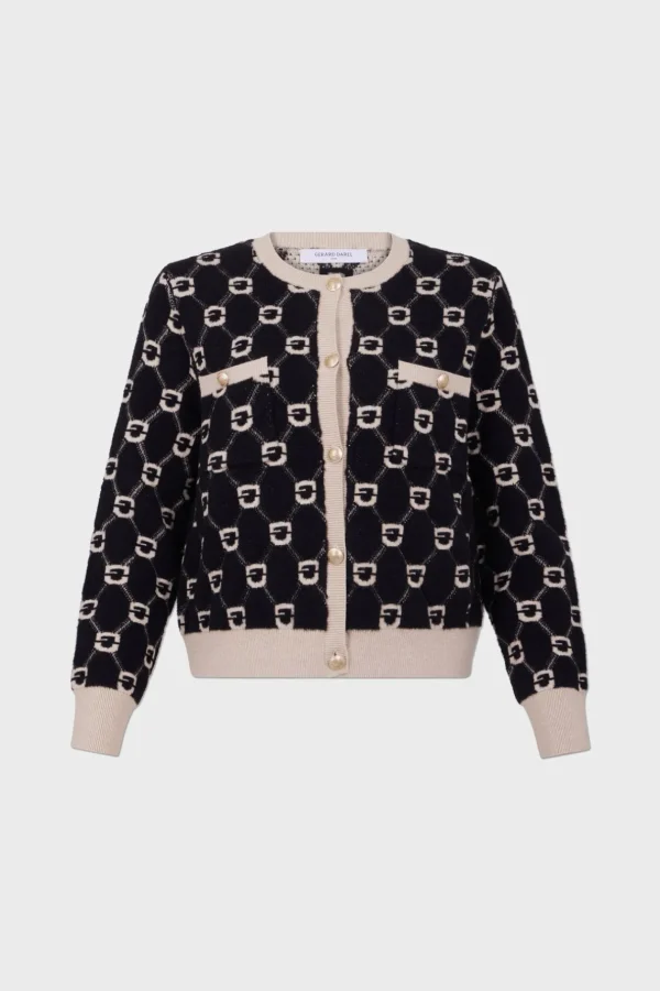 Store Monogram cardigan - JANKA Knitwear