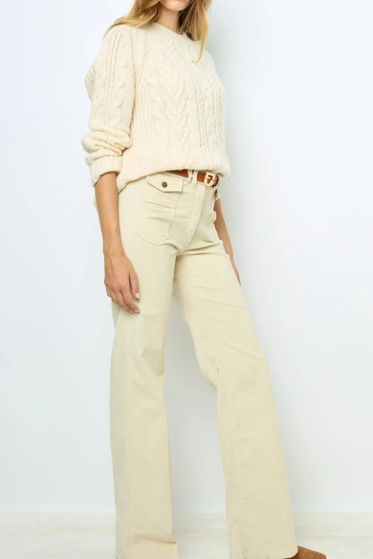 natural_velvet_flare_pant_1.webp Discount velvet flare pants - ANNA Trousers