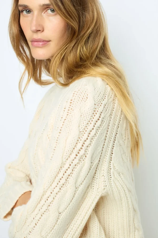 Flash Sale Natural velvet flare pants - ANNA Knitwear