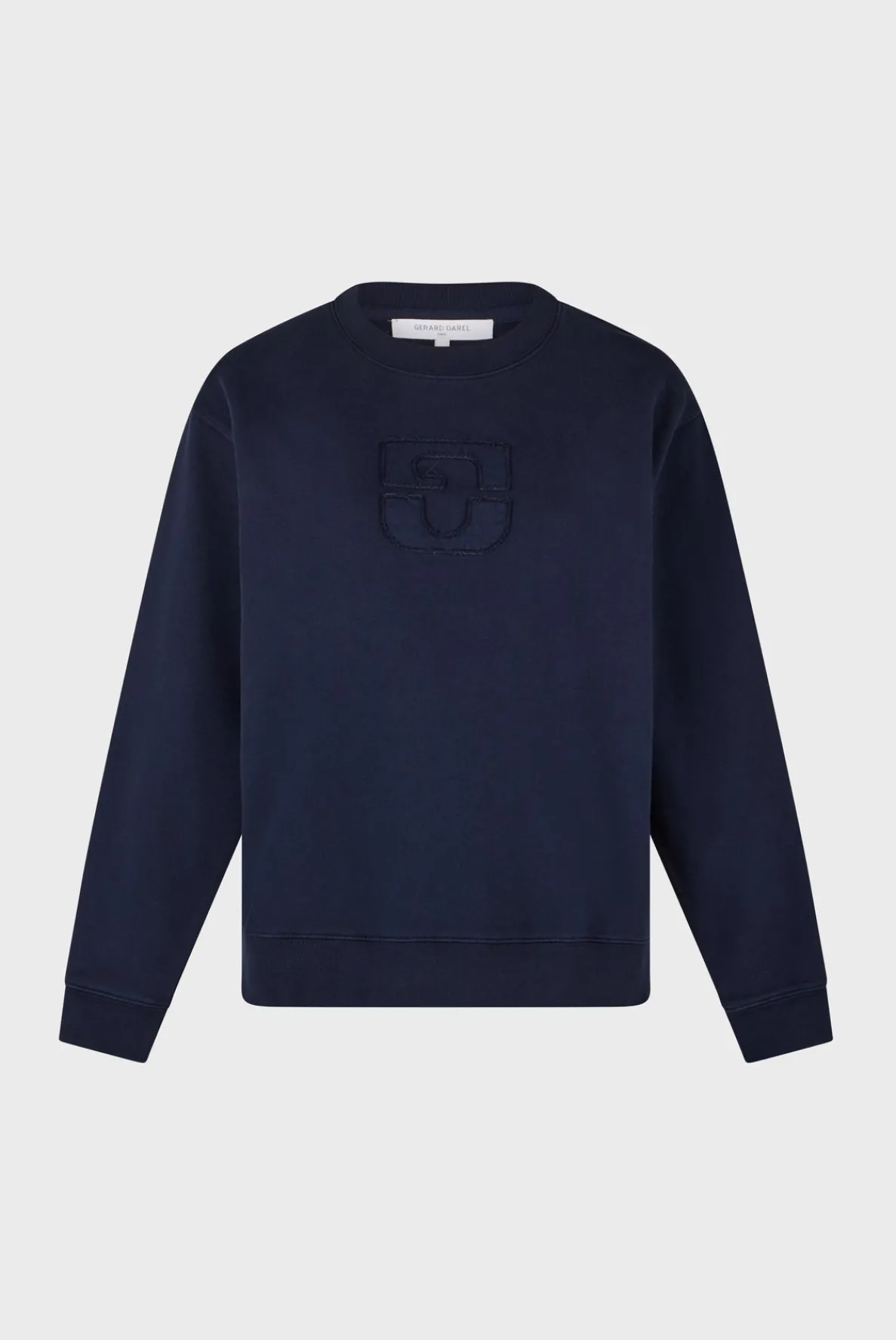 navy_blue_logo_sweatshirt_4.webp Cheap Navy blue logo sweatshirt - ADRIENNE Tops & T-Shirts