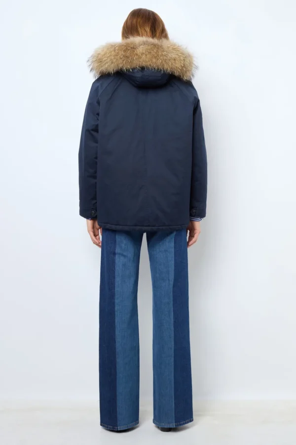 Sale Parka with fur hood - LEONORE Coats