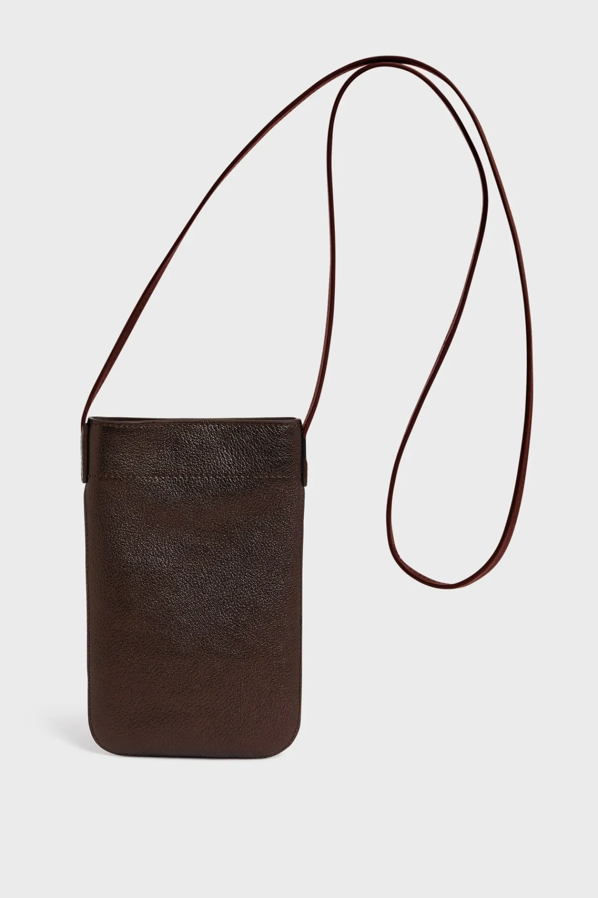 phoneholder_in_metallic_l_0.webp Online Phoneholder in metallic leather - LADYPHONE Shoulder Bags | Leather Goods