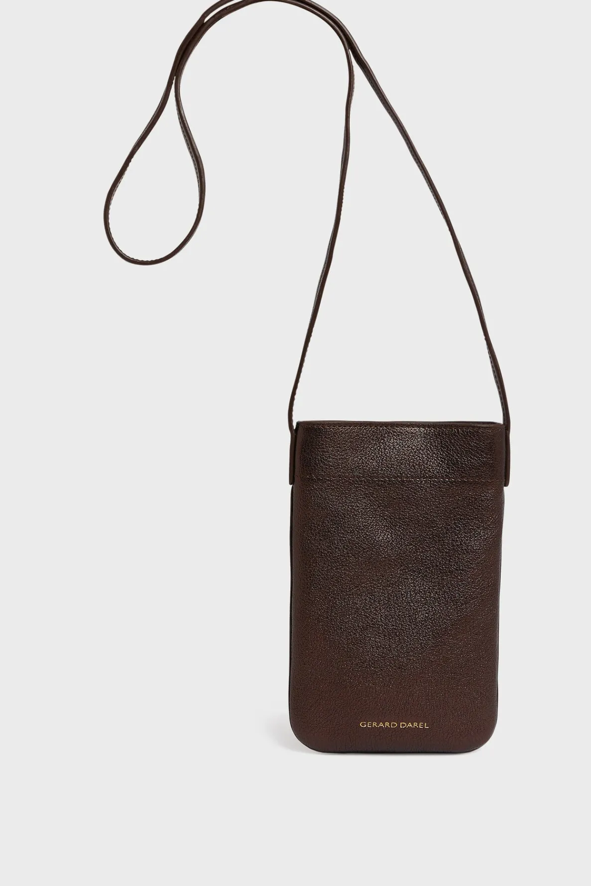 phoneholder_in_metallic_l_1.webp Online Phoneholder in metallic leather - LADYPHONE Shoulder Bags | Leather Goods