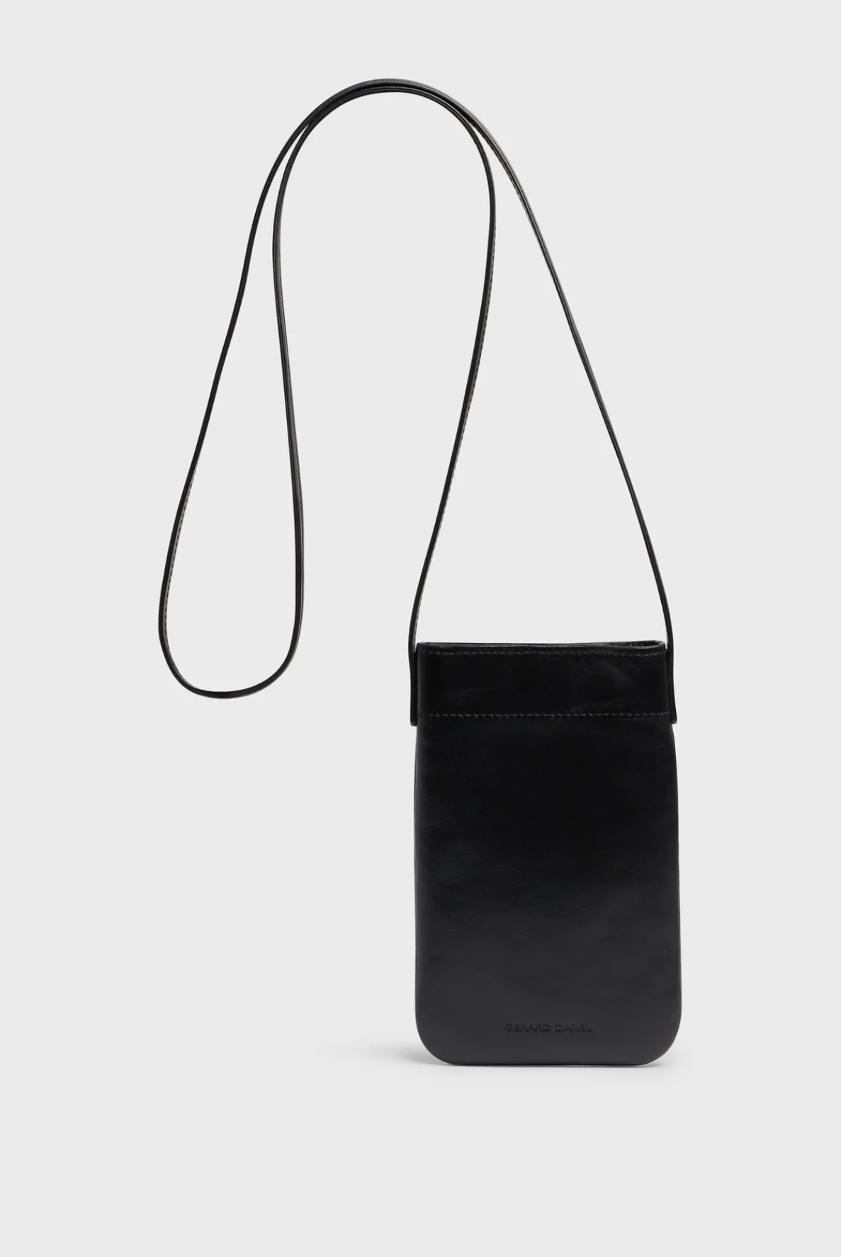phoneholder_in_plain_leat_1.webp Sale Phoneholder in plain leather - LADYPHONE Shoulder Bags | Leather Goods
