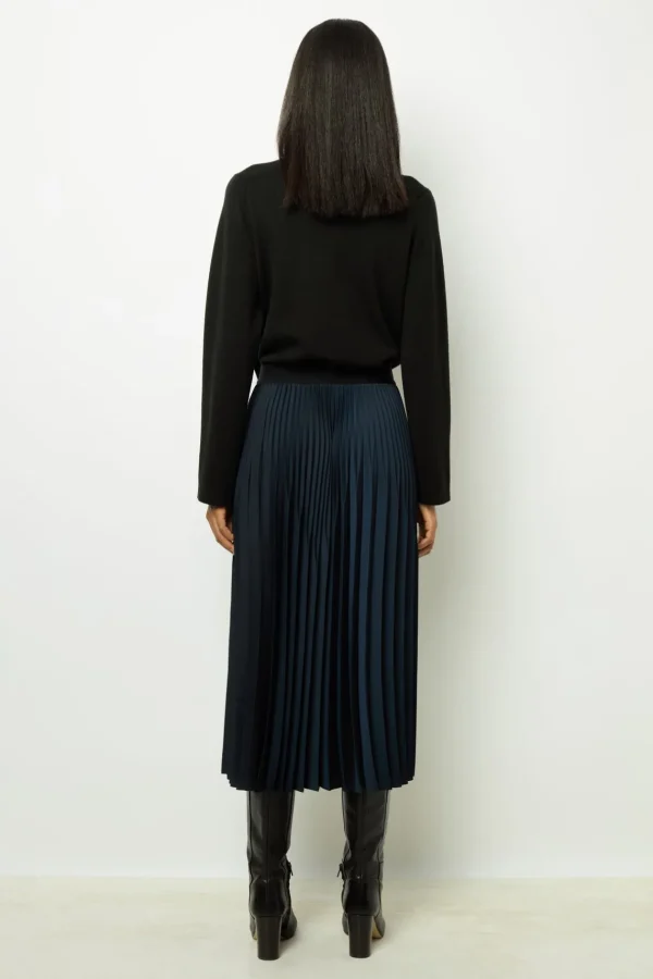 Best Sale Plain pleated midi skirt - CHARLENE Skirts