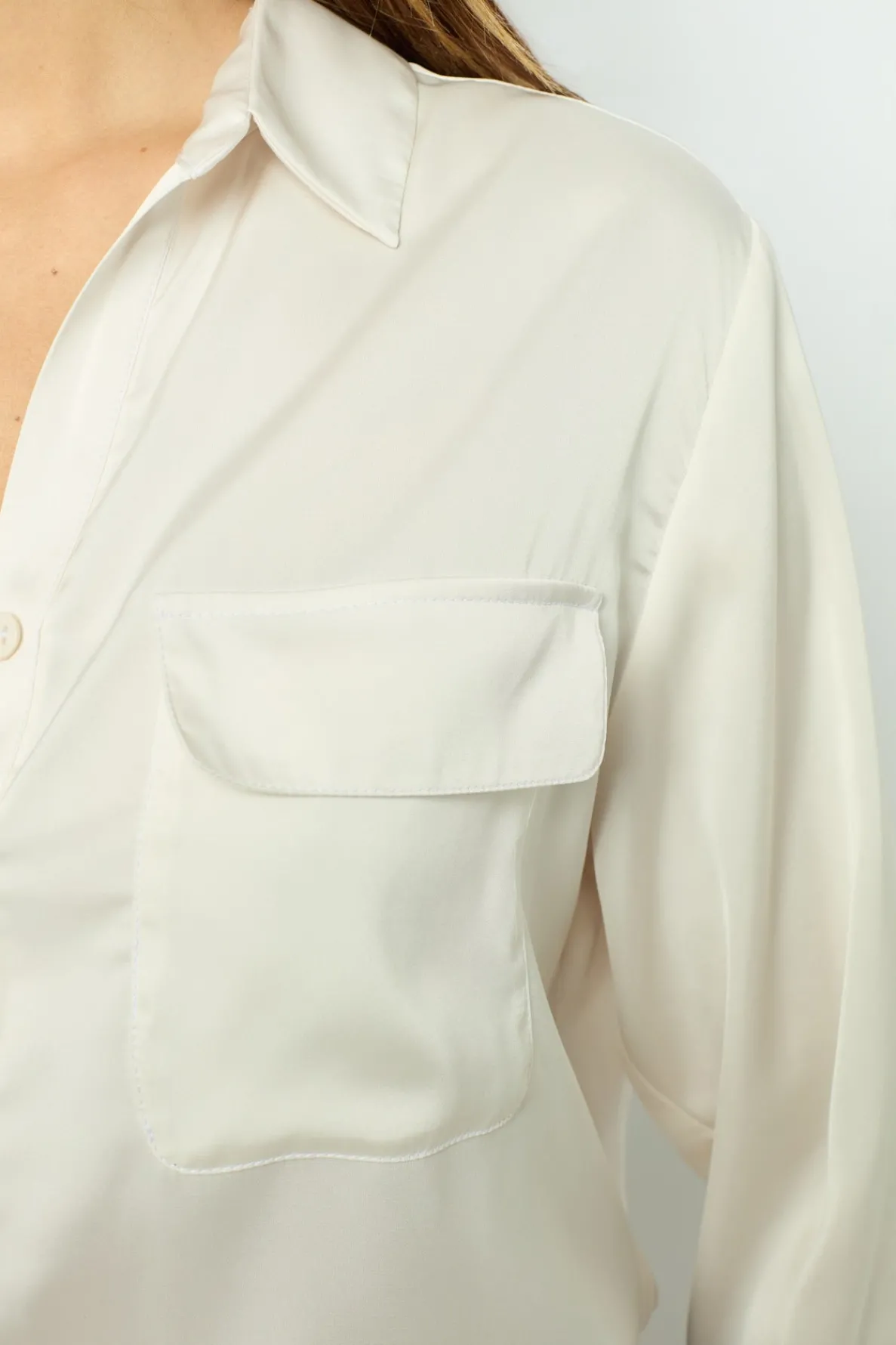 plain_satin_blouse__brigi_2-1.webp Flash Sale Plain satin blouse - BRIGITTE Shirts & Blouses
