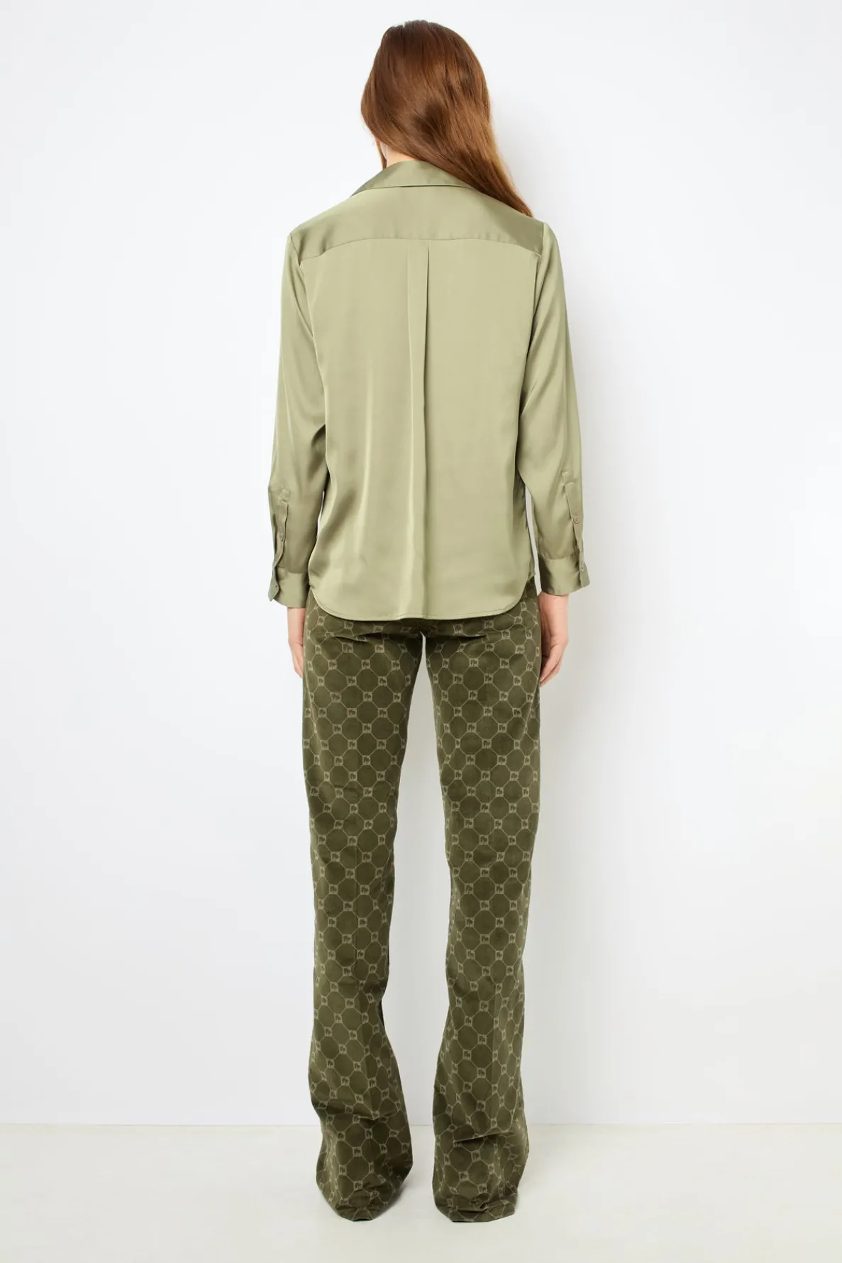 plain_satin_blouse__brigi_3.webp Clearance Plain satin blouse - BRIGITTE Shirts & Blouses