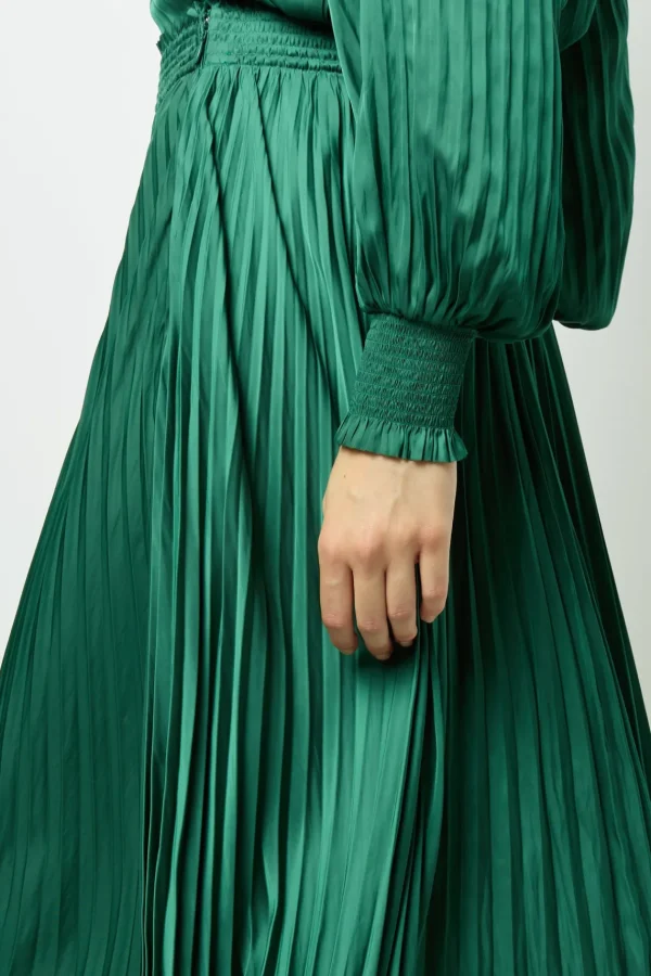 Sale Pleated satin blouse - BABETH Skirts