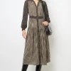 Clearance Polka Dot Long Shirt Dress - SUNITA Dresses