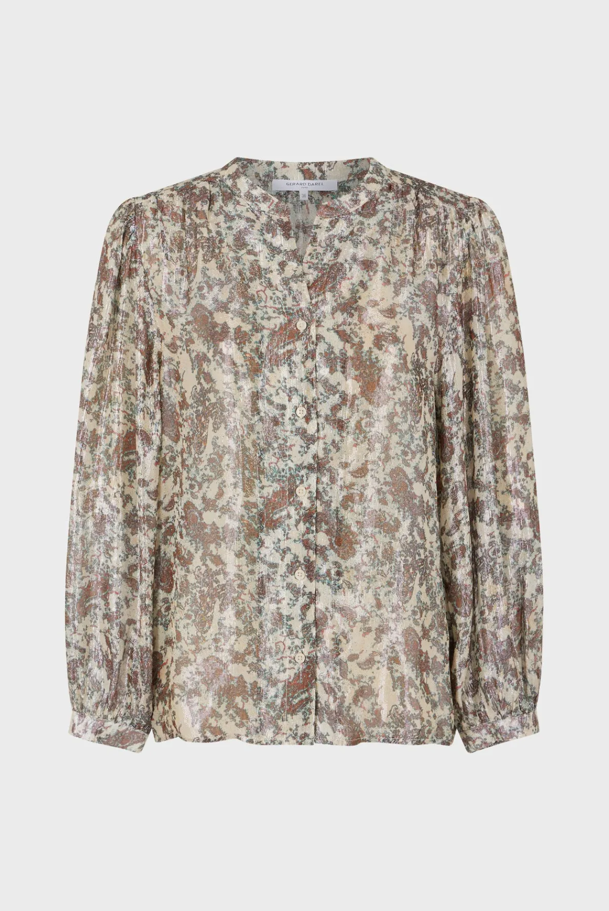 print_blouse_with_lurex___5.webp Outlet Print blouse with lurex - BASYLL Shirts & Blouses