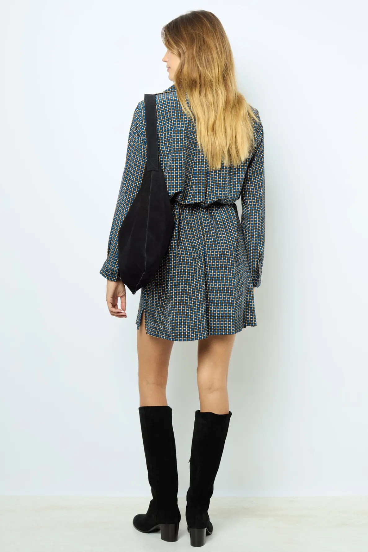 printed_silk_mini_dress___2.webp Flash Sale Printed silk mini dress - SAPHIA Dresses
