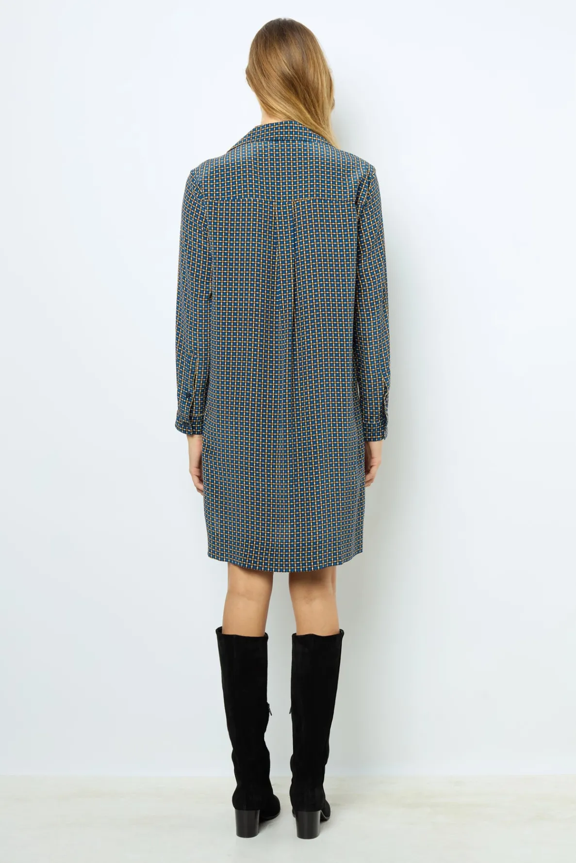 printed_silk_mini_dress___3.webp Flash Sale Printed silk mini dress - SAPHIA Dresses