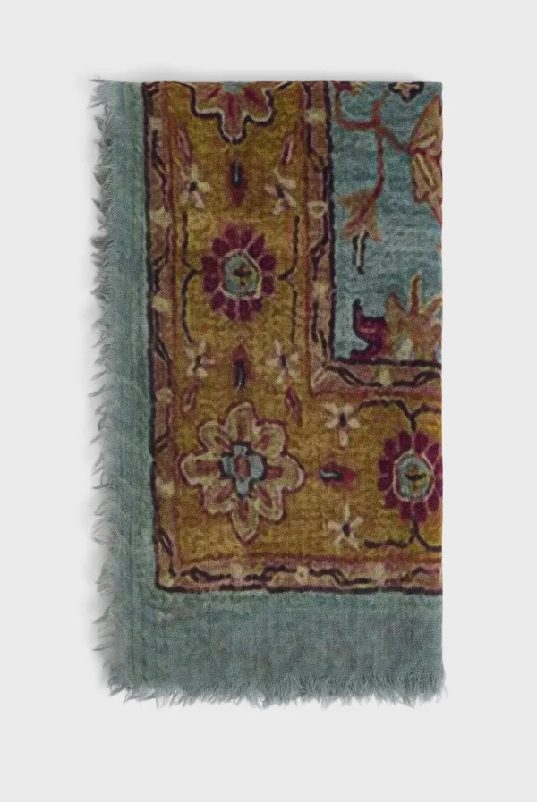 Cheap Printed wool scarf - DALHIA Scarves