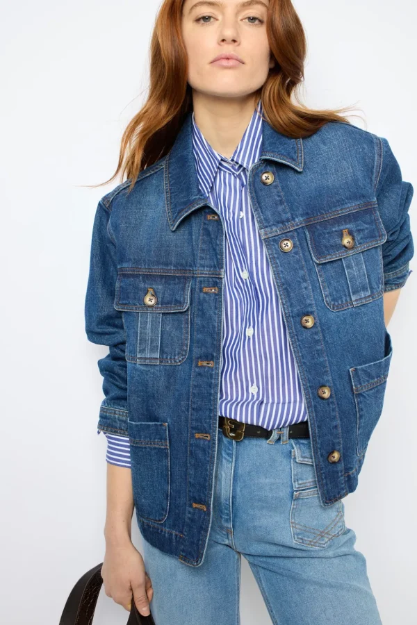 Clearance Raw denim jacket - MARCELLINE Jackets
