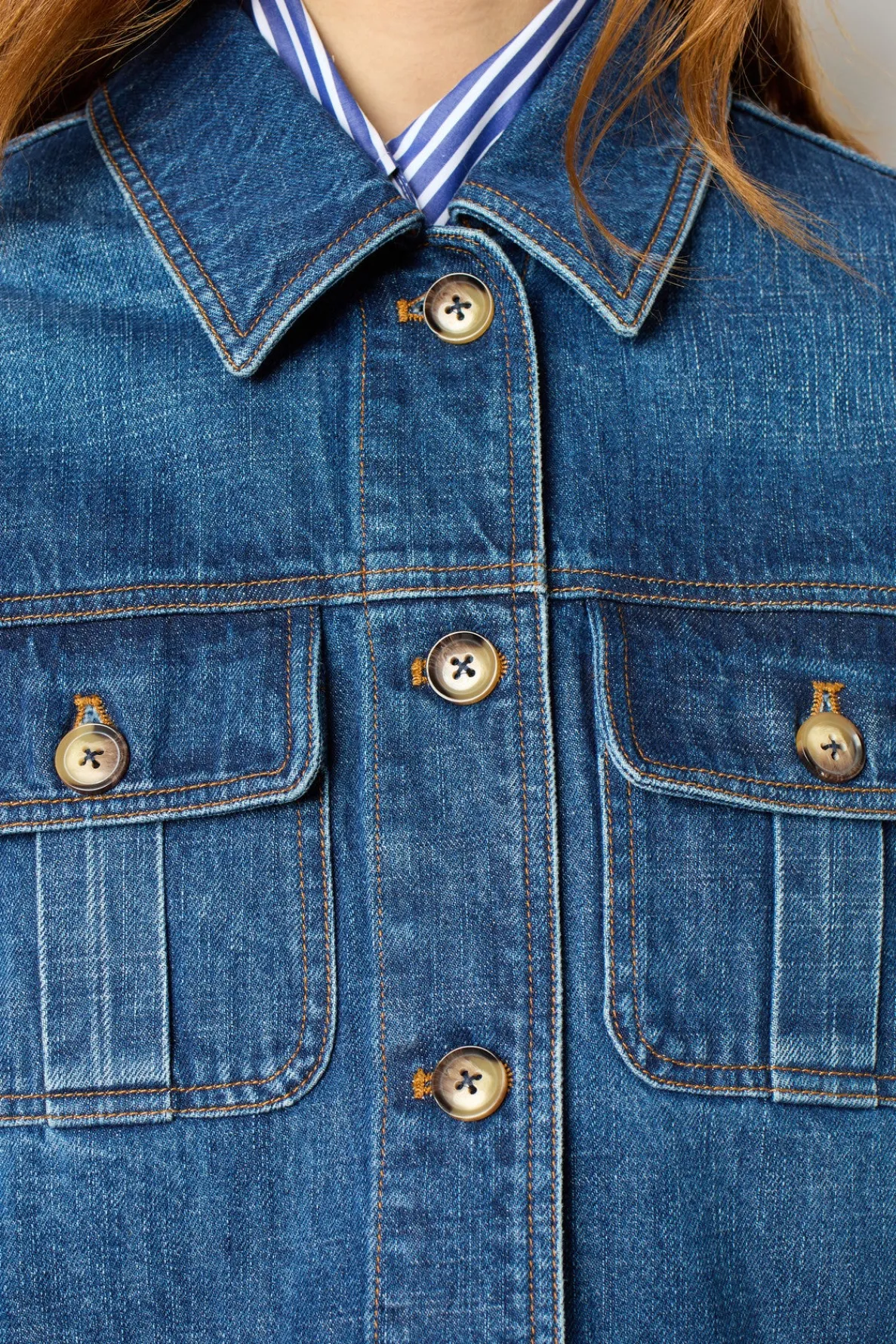 raw_denim_jacket__marcell_2.webp Clearance Raw denim jacket - MARCELLINE Jackets