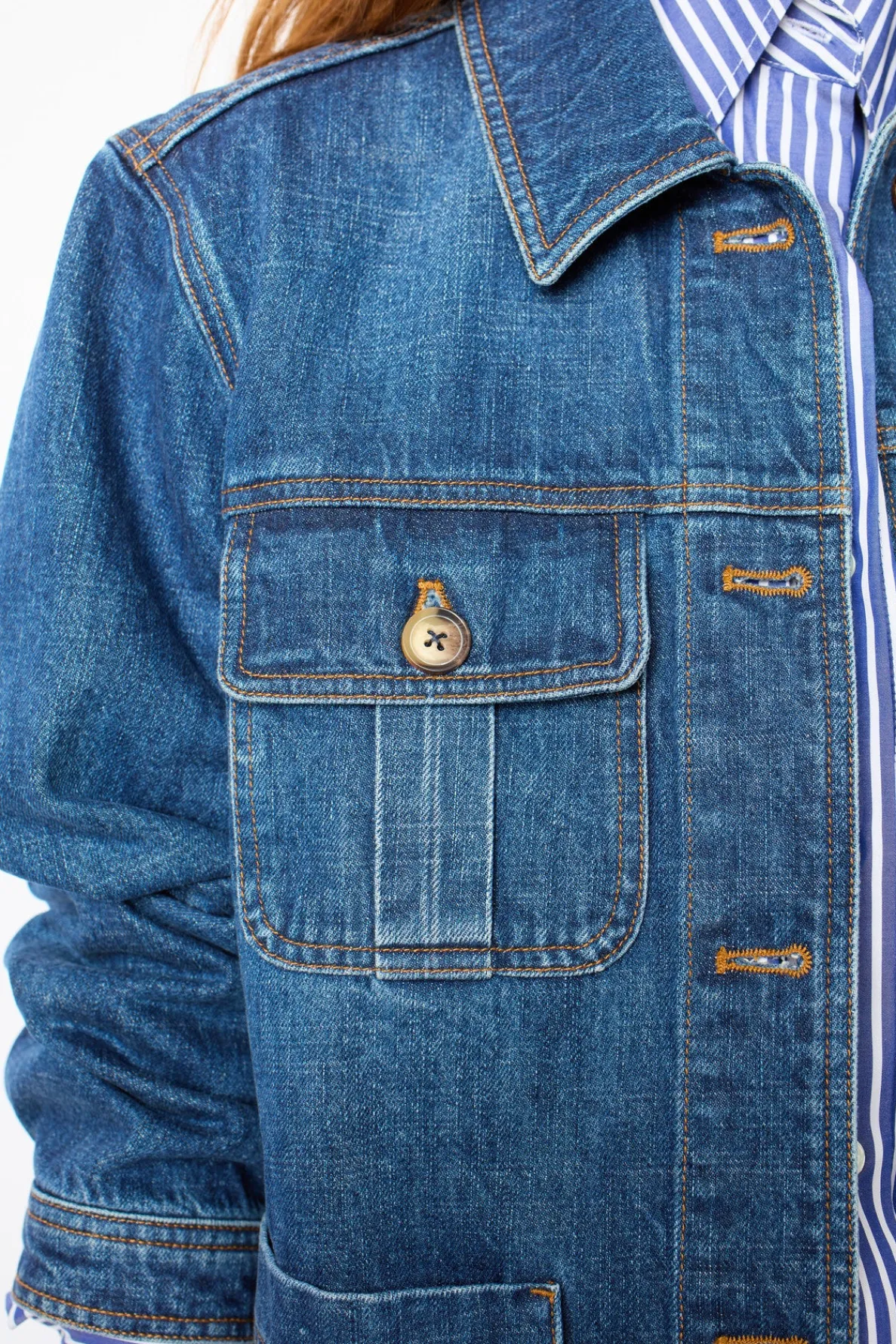 raw_denim_jacket__marcell_4.webp Clearance Raw denim jacket - MARCELLINE Jackets