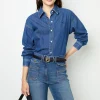 Best Sale Raw denim shirt - BABETT Shirts & Blouses