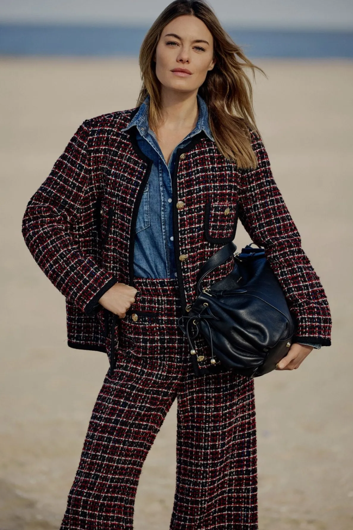 red_tweed_jacket_with_bra_0.webp Best Red tweed jacket with braid - MAIWENN Jackets | Suits & Outfits