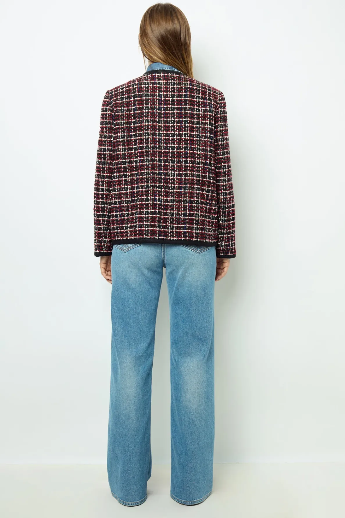 red_tweed_jacket_with_bra_4.webp Best Red tweed jacket with braid - MAIWENN Jackets | Suits & Outfits