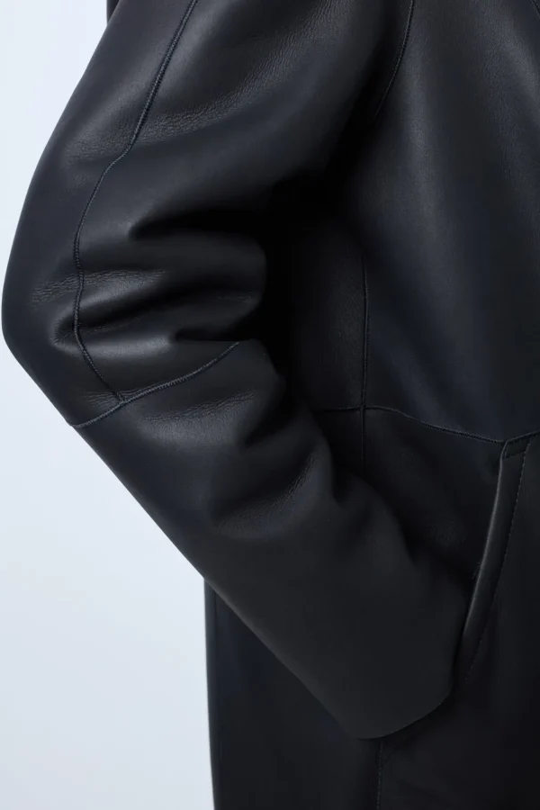 Store Reversible shearling hooded coat - LETITIA Suits & Outfits | Leather & Pelts