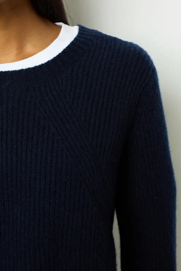 Cheap Ribbed wool sweater - JOYCA Knitwear
