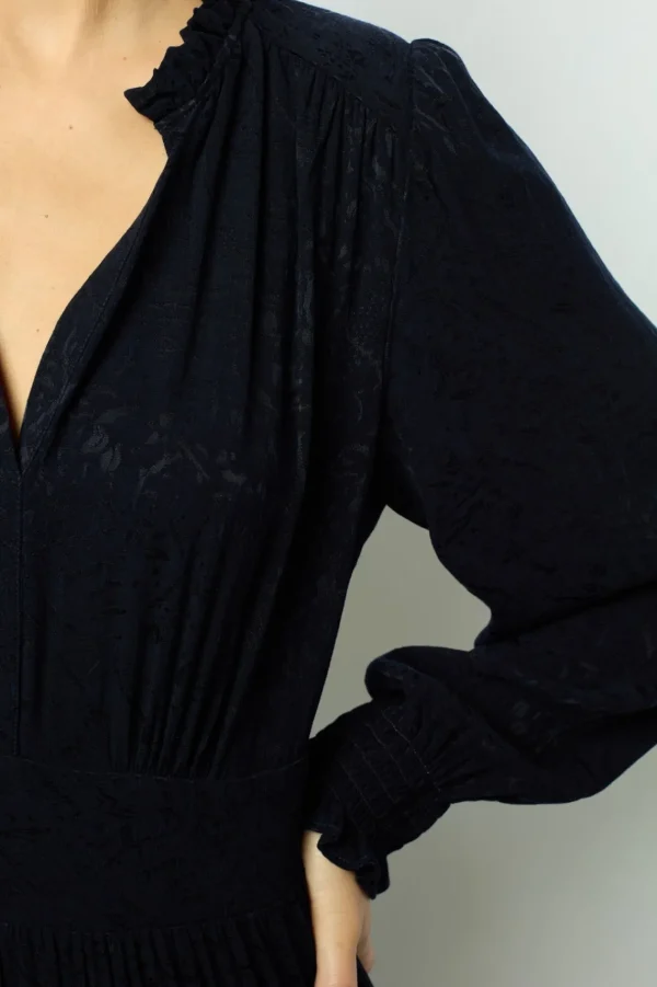Best Ruffled jacquard maxi dress - SANDRINE Dresses