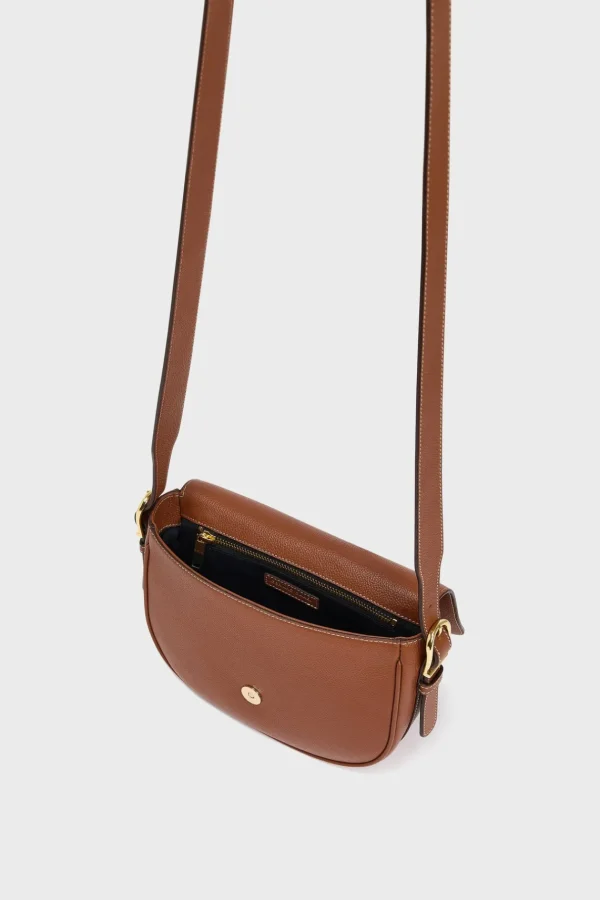 Outlet Saddle bag in leather - LE CAMILLE Shoulder Bags