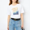 Shop Screen-printed T-shirt - AMBRE Tops & T-Shirts