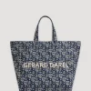 Outlet Shopping bag in jacquard - LOLA Handbag | Cabas & Tote Bags