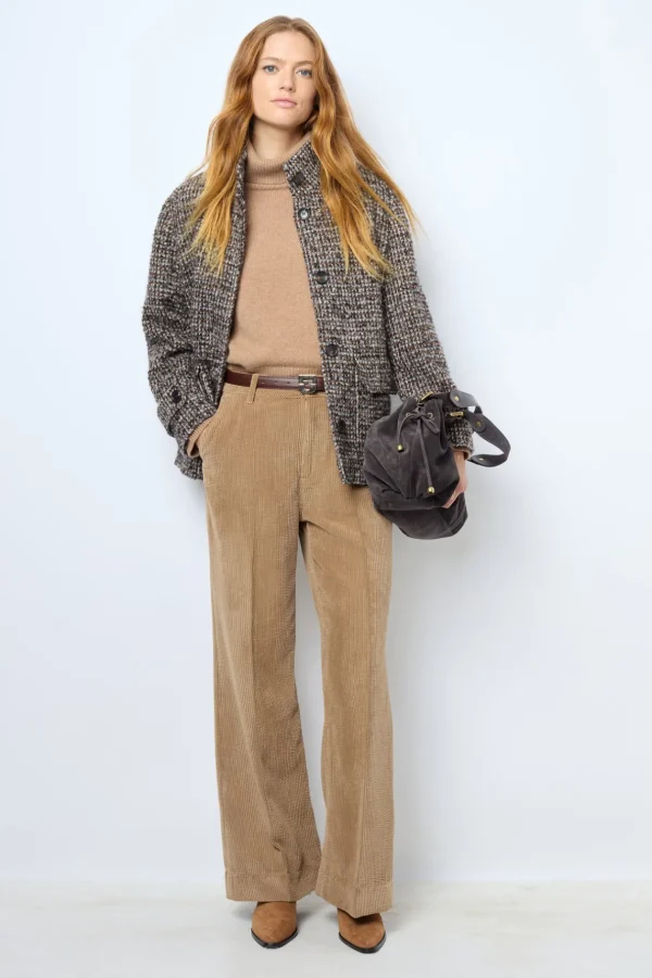 Cheap Short check coat - LEONTINE Coats