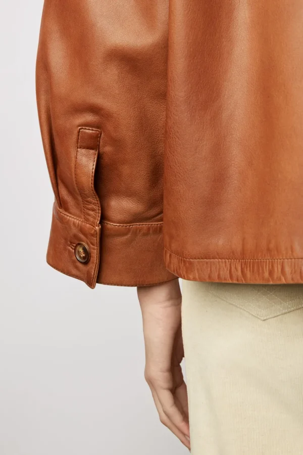 Outlet Short leather jacket - JOCYA Leather & Pelts