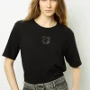 Hot Short sleeve T-shirt with studded logo - ANOUCHE Tops & T-Shirts