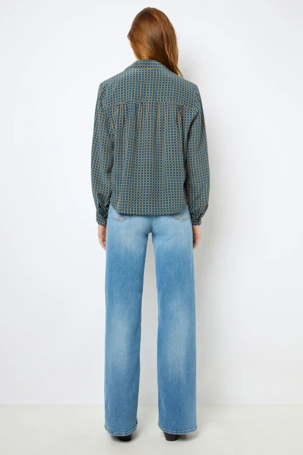 Flash Sale Silk printed shirt - BASTIA Shirts & Blouses