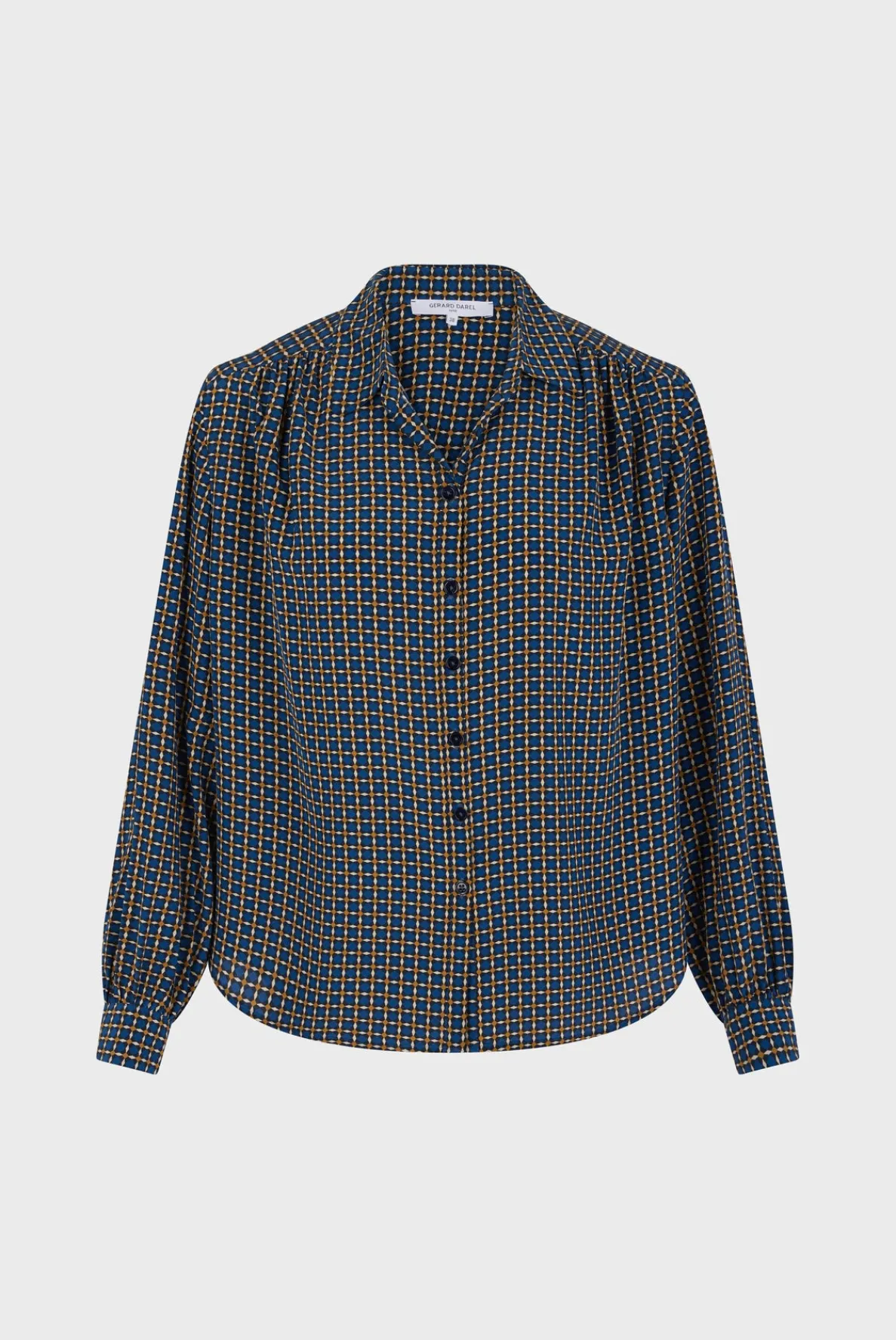 silk_printed_shirt__basti_4.webp Flash Sale Silk printed shirt - BASTIA Shirts & Blouses