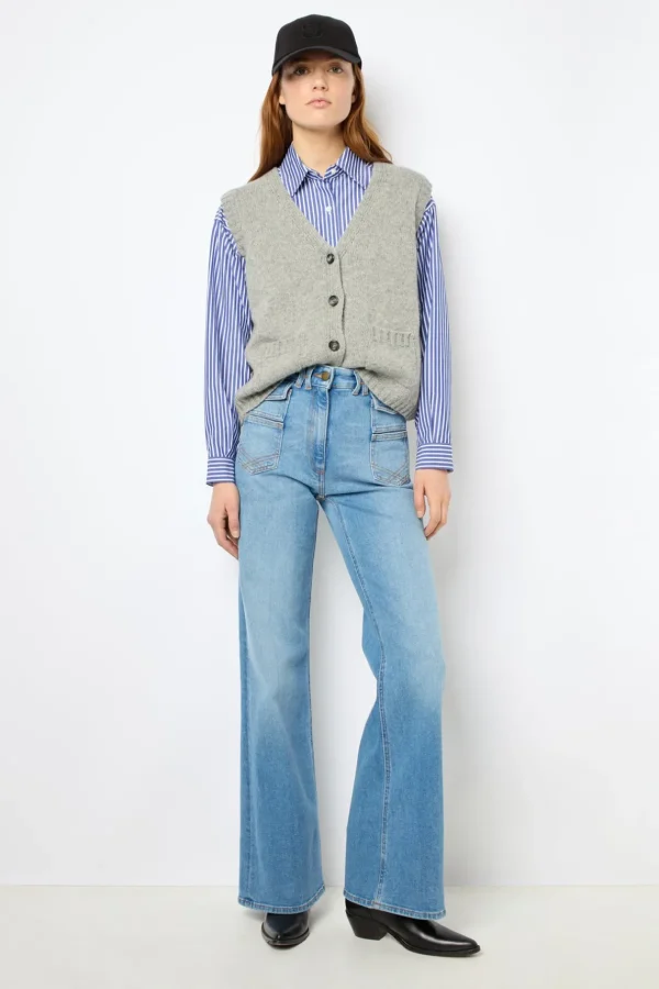 Outlet Sleeveless cardigan - JOSSELYN Knitwear