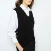 Cheap Sleeveless ribbed sweater - JULIETTA Knitwear