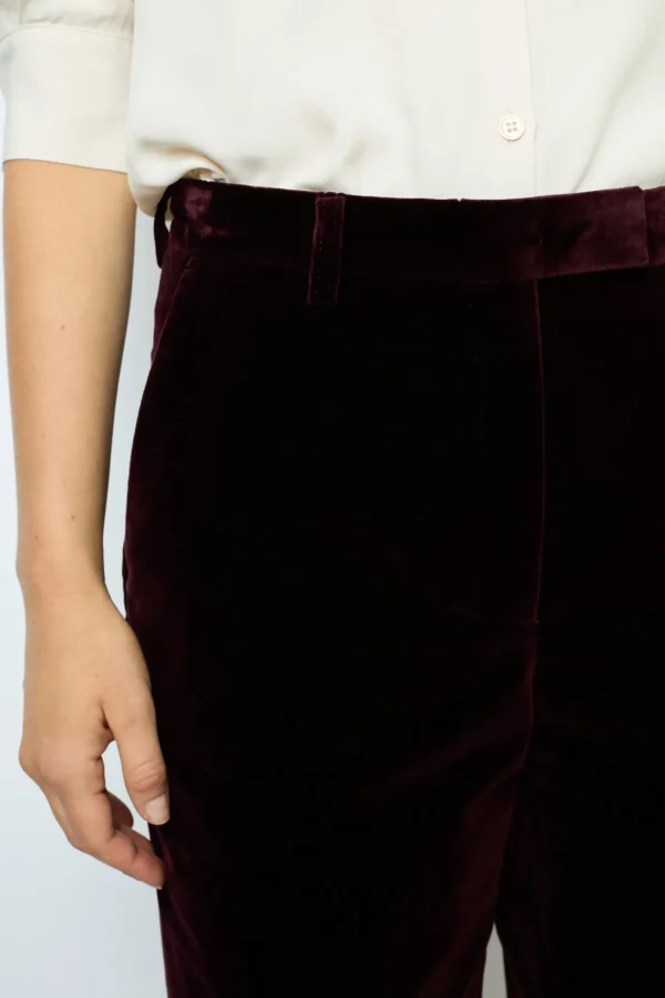 Cheap Smooth velvet pants - NORA Trousers | Suits & Outfits